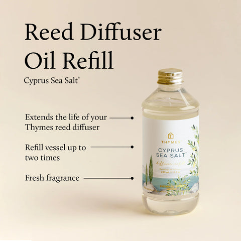 Cyprus Sea Salt Reed Diffuser Oil Refill