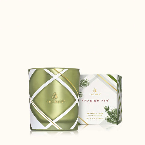 Frasier Fir® Frosted Plaid 6.5 oz Poured Candle