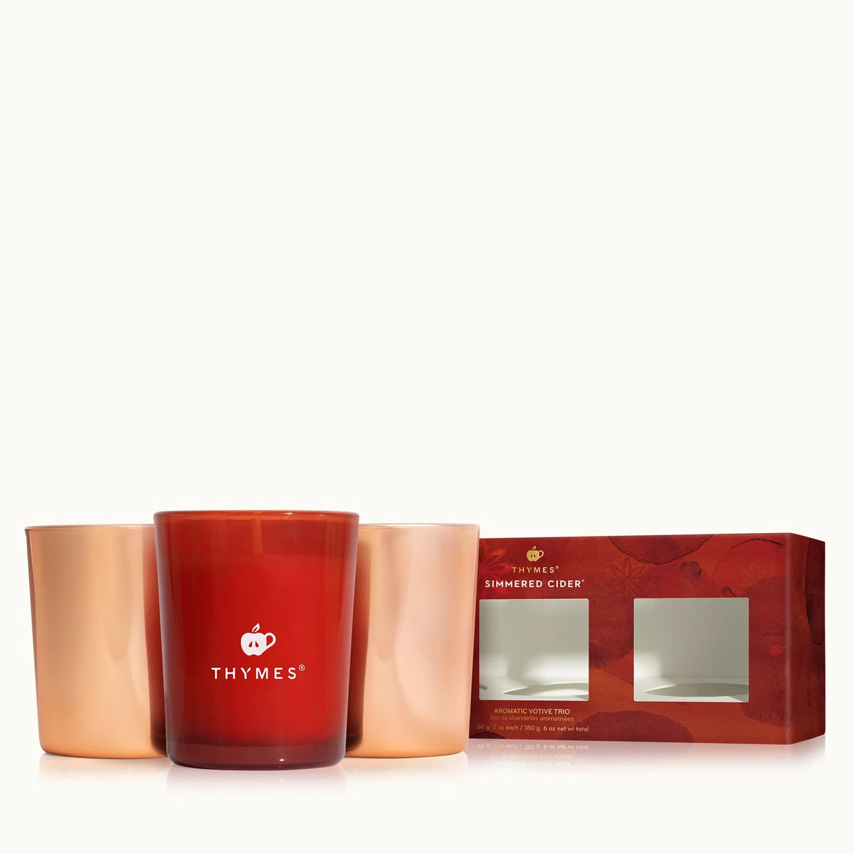 Simmered Cider Aromatic Votive Trio